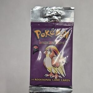BRAND NEW  POKEMAN PIDGEOT BASE SET Trading Card Game Booster Pack - Purple